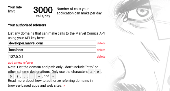 Authorized Referrer Urls