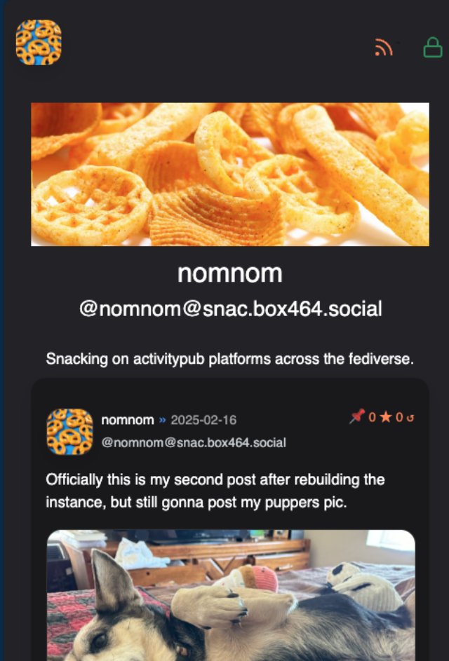Customized SNAC public user page
